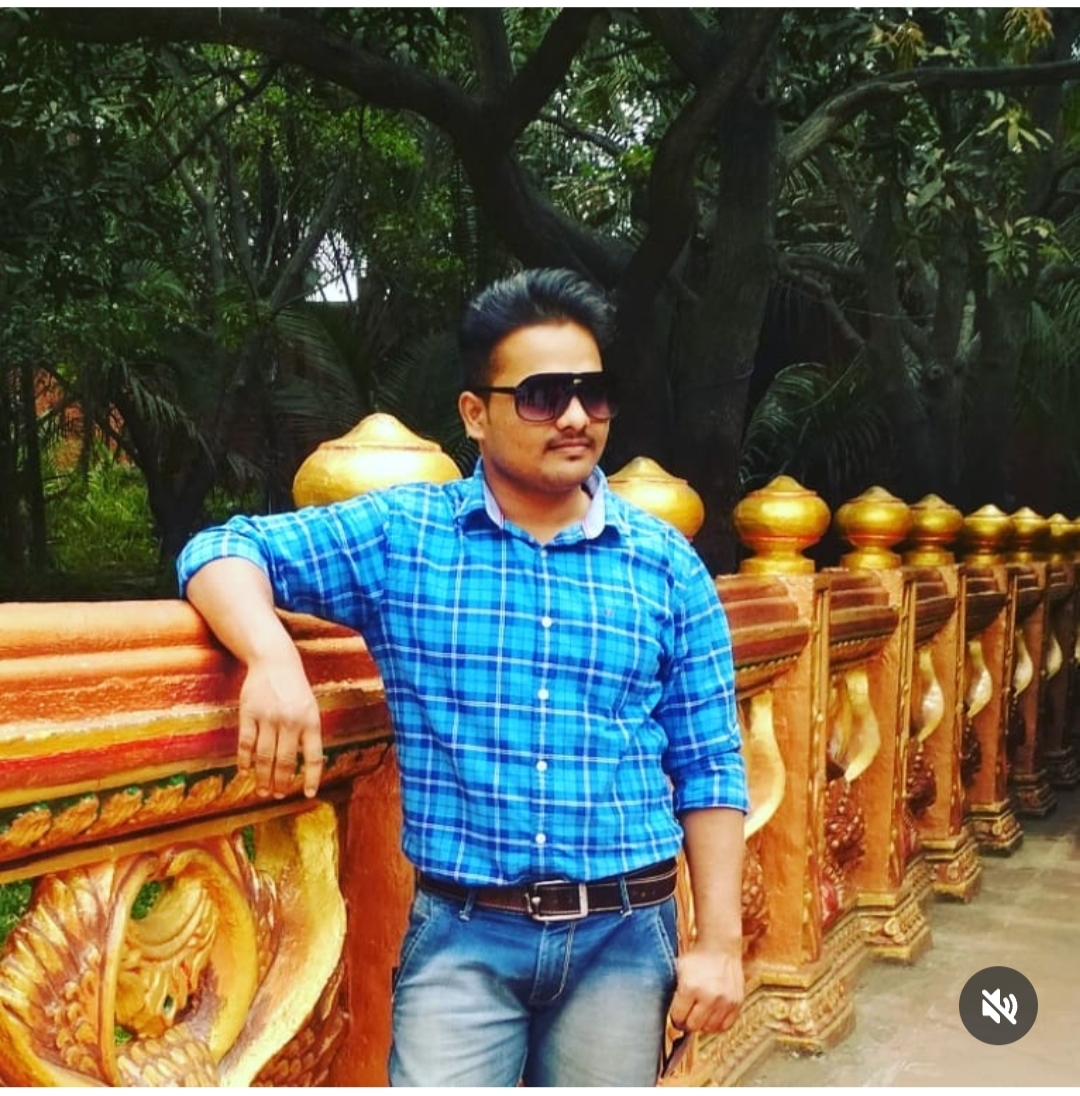 Sagar Gaikwad at a temple